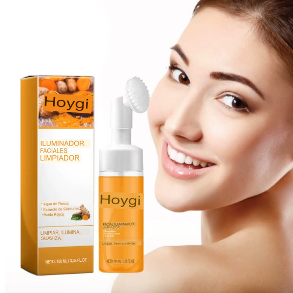 Limpiador Facial de Cúrcuma 100% Natural – Iluminación, Pureza y Nutrición para Todo Tipo de Piel