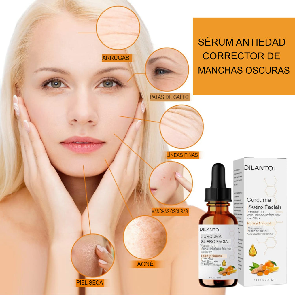 Limpiador Facial de Cúrcuma 100% Natural – Iluminación, Pureza y Nutrición para Todo Tipo de Piel
