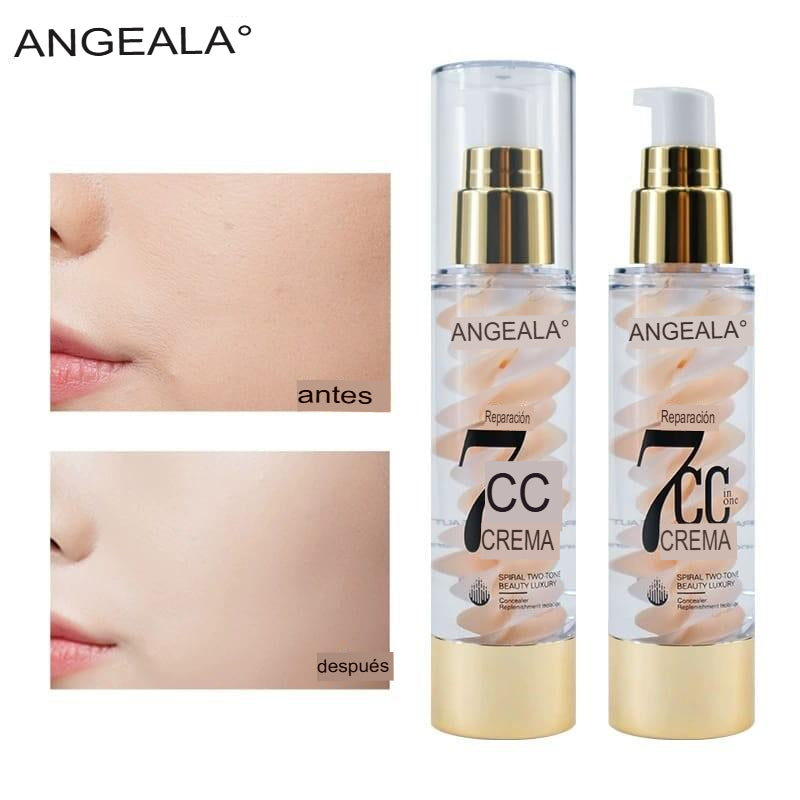 CC Cream Espiral Bicolor 7 en 1 – Cobertura Perfecta e Hidratación 150 g