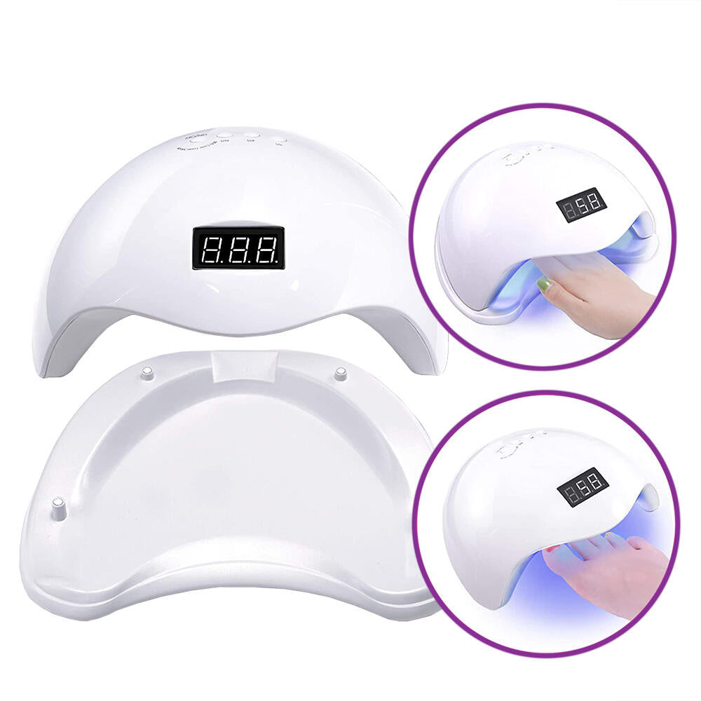 Lámpara Secadora de Uñas 36 LED UV – Secado Rápido 48W con Sensor Inteligente