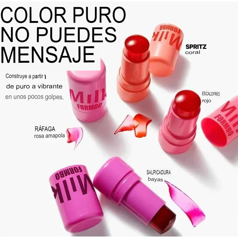 Rubor de Gelatina Pack 4 uds – Colores Vibrantes y Acabado Natural