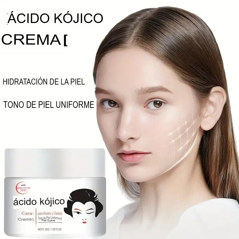 Crema Hidratante Diaria de Ácido Kójico – Hidratación Profunda y Piel Uniforme